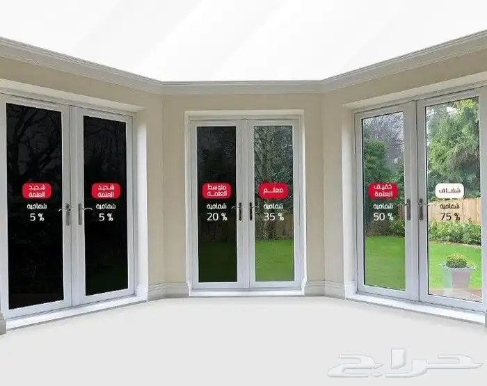 تظليل عازل حراري للمباني للمحلات للستراحات للبيوت باافضل سعر 1