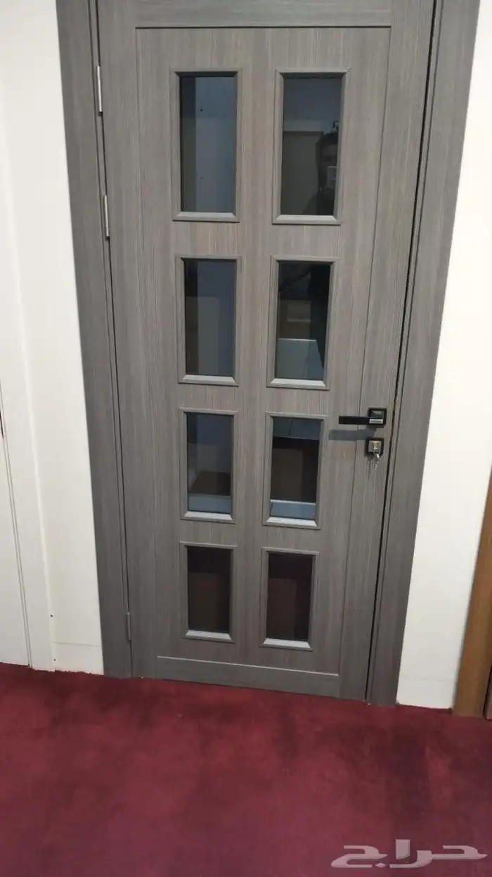 ابواب full wpc للغرف والحمامات ضد المياه والرطوبه والانتفاخ 4