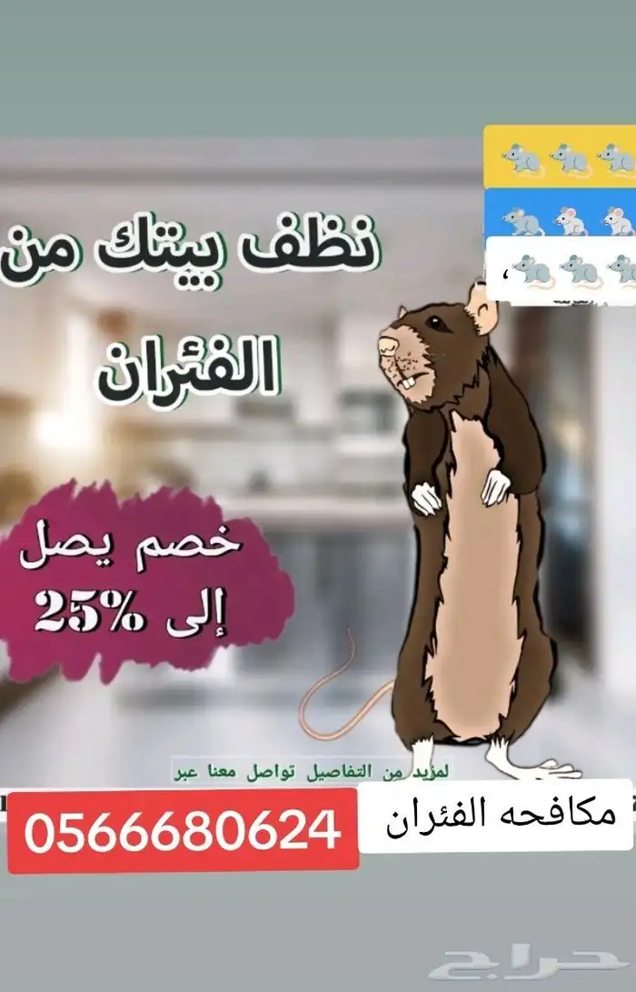 شركه مكافحه الحشرات والفئران بخصم 25 1
