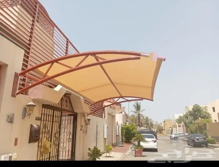 مظلات سيارات جده فك نقل تغيير قماش تركيب مظلات جديد 2