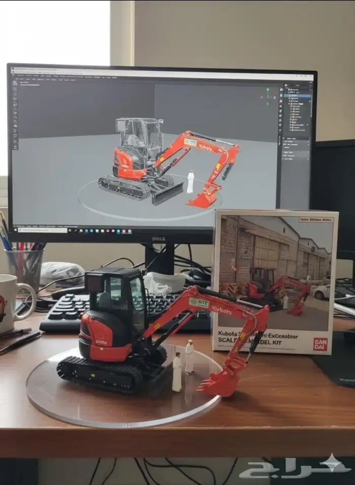 حفار بكلان كرنات رافعه يدويه وشوكيه 3