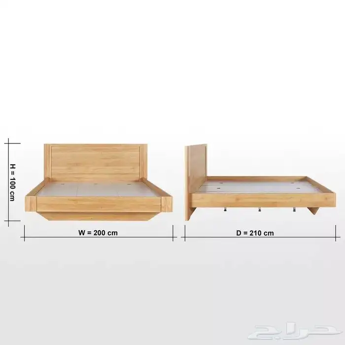 ي بلاش طقم غرفة نوم بدون دولاب ب 1599 ريال جديد هوم سنتر 9