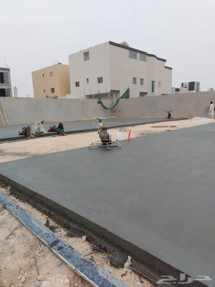 أرضيات   الخرسانة   مطبوعة   ملونة   صبة   مروحة   هليكوبتر 0