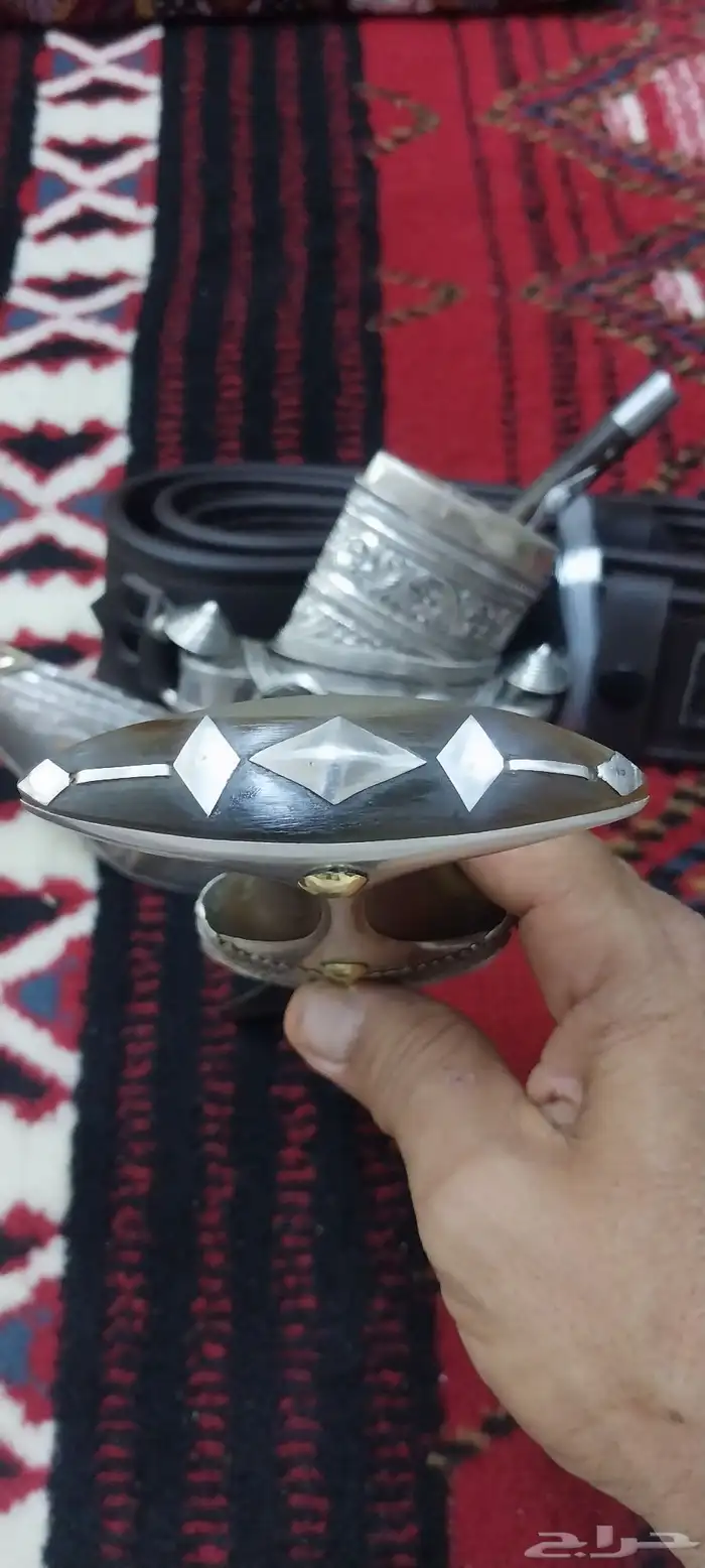 خنجر عماني قرن مذهب 4