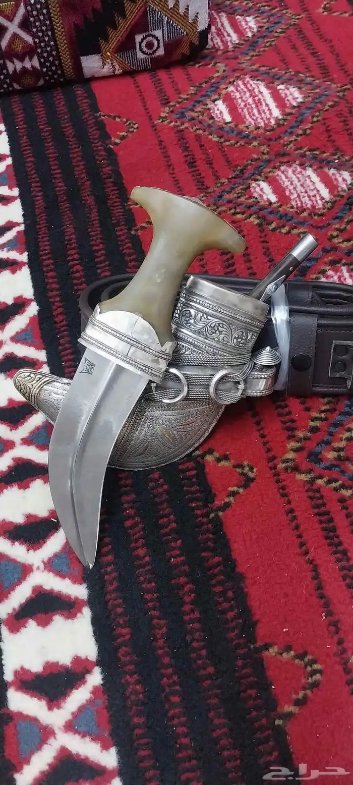 خنجر عماني قرن مذهب 1