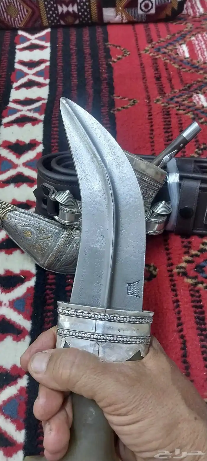 خنجر عماني قرن مذهب 3