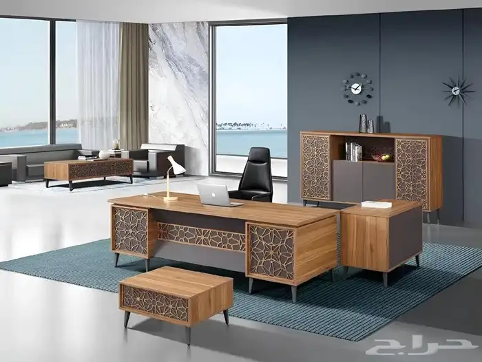 modern manager desk set and staff desks 12