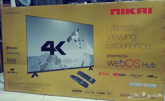 متوفر جميع الاجهزة الكهربائية شاشات تلفزيون سمارت4k توصيل مج 9