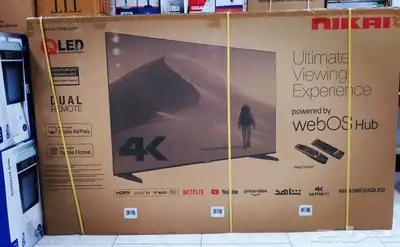متوفر جميع الاجهزة الكهربائية شاشات تلفزيون سمارت4k توصيل مج index