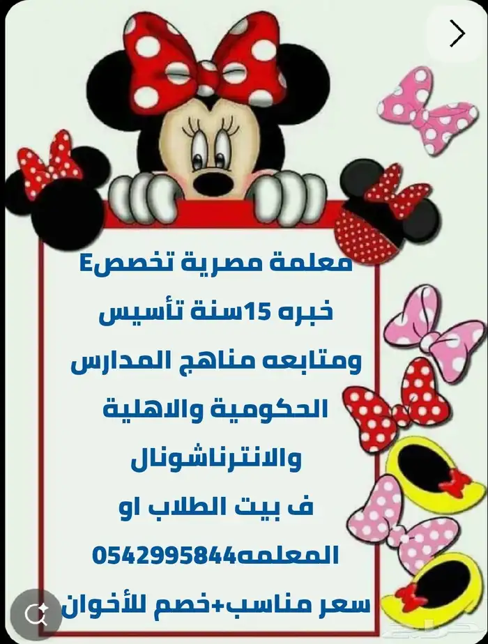معلمة خصوصية 0
