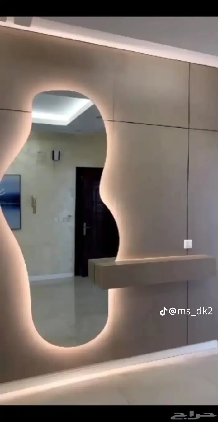 ديكورات منزليه بديل اشيبورد شاشات تلفزيون مرايات رفوف 6