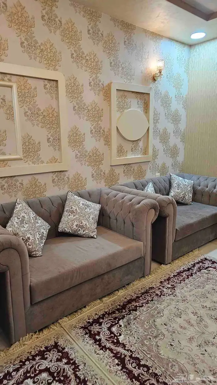 مجلس كنبات وستاير ومخدات 7