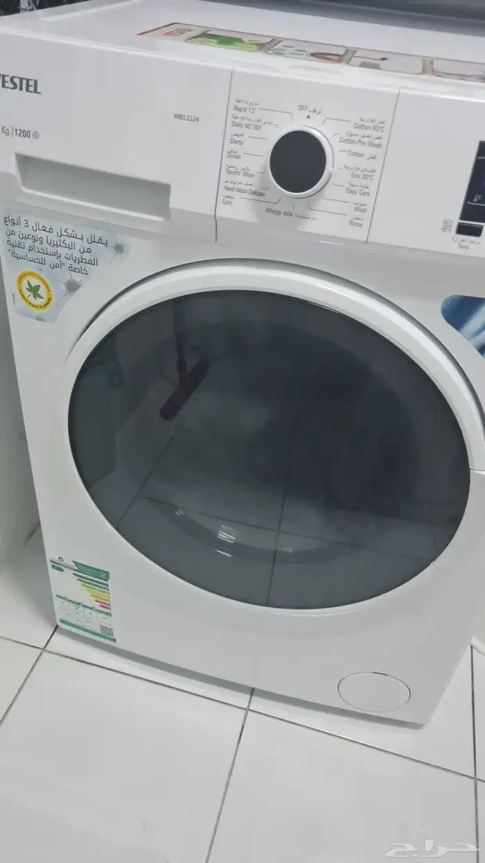 غسالة اتوماتيك تعبئه أمامية 12كيلو فيستل صناعة تركيا 3
