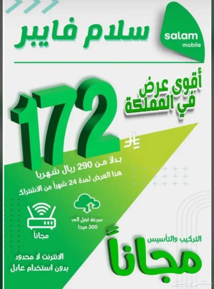 ألياف بصريه سلام عرض 172 0