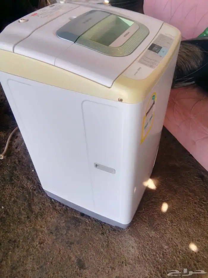 غسالتين للبيع ال جي LG 11kg وهيتاشي 10.5kg 7