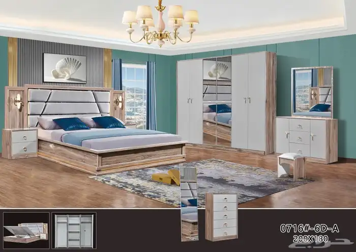 غرفه نوم فاخر من الاخر 36