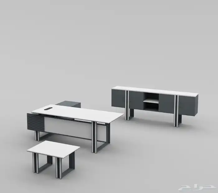 modern manager desk set and staff desks 25