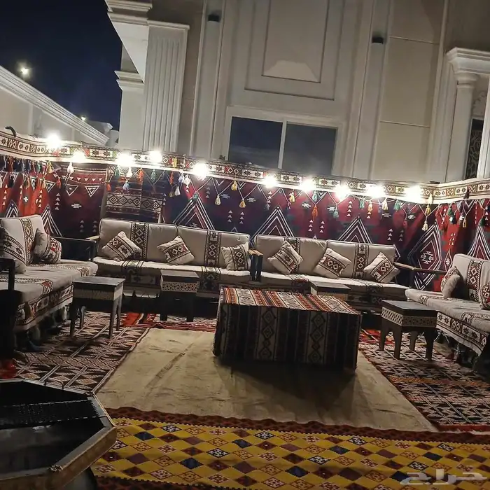 تأجير جلسات شعبيه تاجير سماعات تأجير مخيمات تاجير طاولات 5