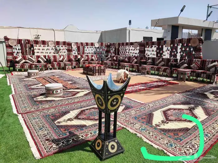 تأجير جلسات شعبيه تاجير سماعات تأجير مخيمات تاجير طاولات 4