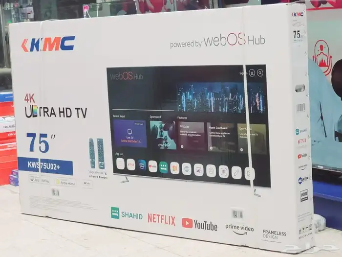بيع توصيل شاشات تلفزيون تركيب فوري مجاني اخر اصدار سمارت 4k 0