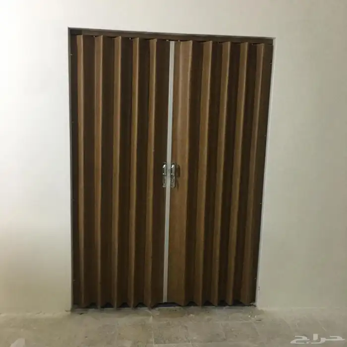 ابواب سحب سحاب سحابة جلد وبلاستيك كورديون 2