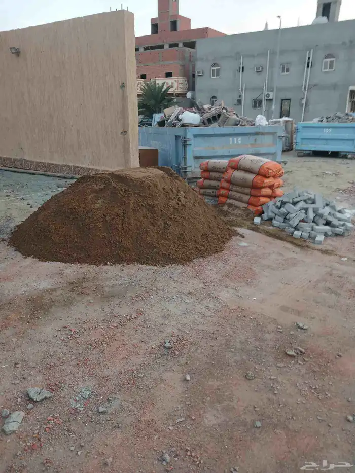 بطحاء اسمنت طوب عتب خرسانة قلاب دينة بلاط طرطشة رصيف بندورة 8
