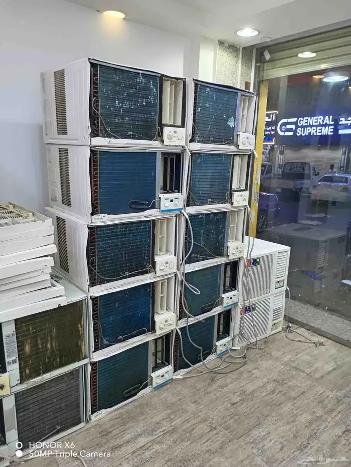 موجود لدينا مكيفات شباك وسبلت مستعمل وحج 4