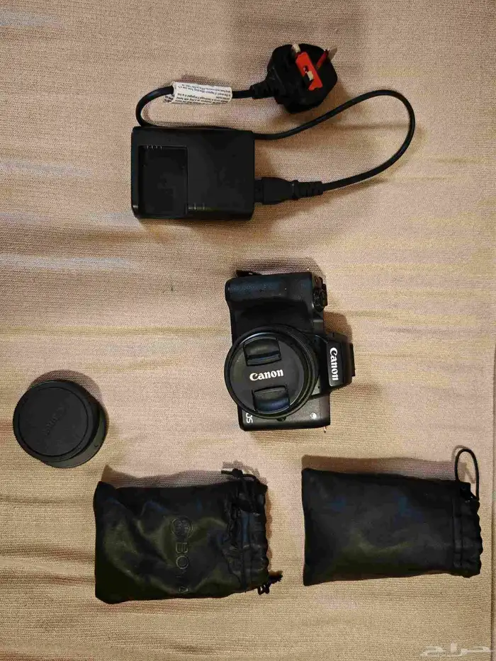 كاميرا كانون Canon EOS M50 Mark II بعدسة 15-45mm   حالة جيدة 5
