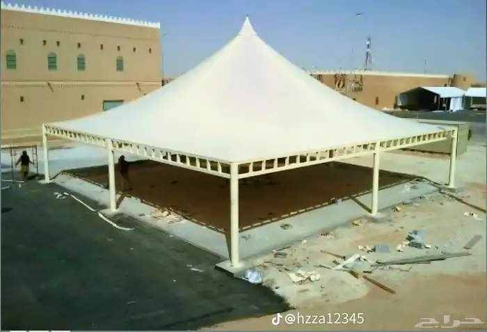 مظلات وسواتر  مظلات متحركة  هناجر مستودعات  هناجر ساندويش با 0