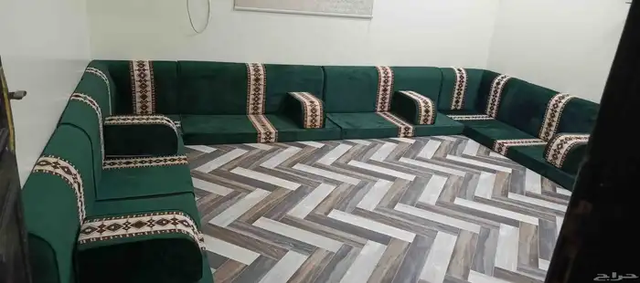 تفصيل مجلس عربية مساند. كنبات ستائر 2