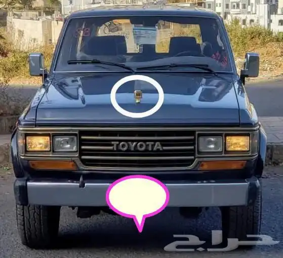 علامة كبوت لاند كروزر 86 الى 89 2