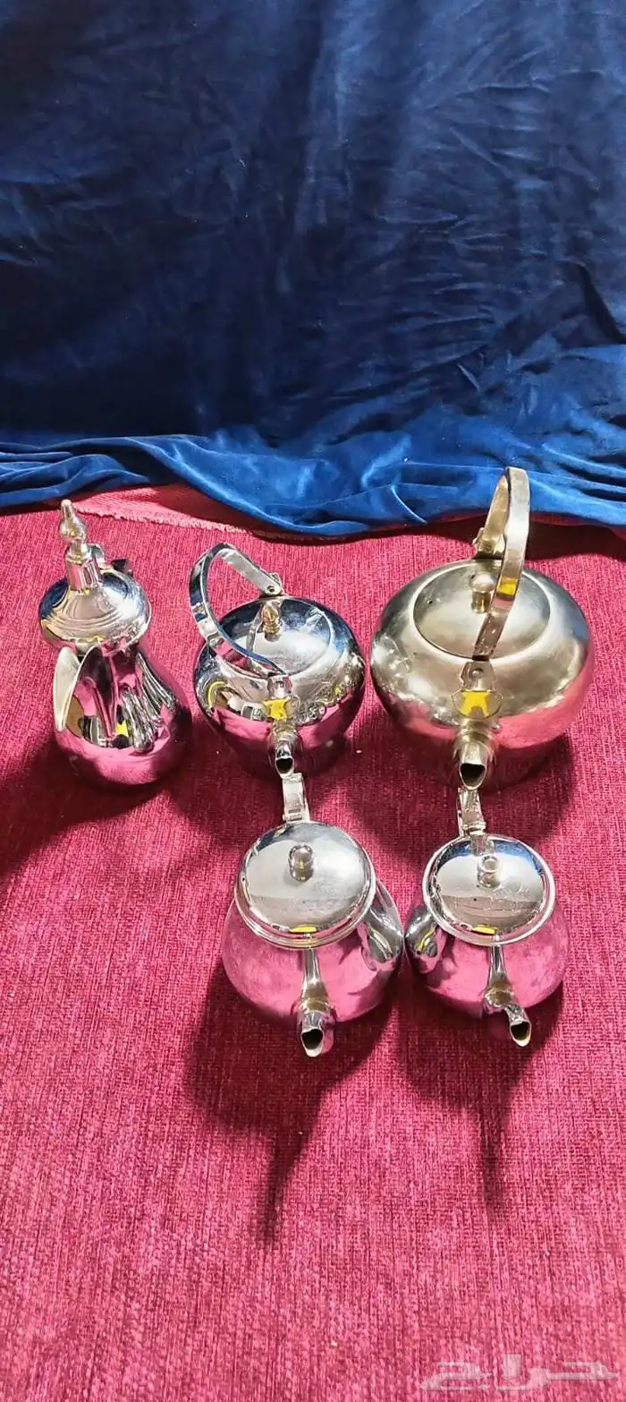 طقم اباريق ودله ستيل نظيفة 0