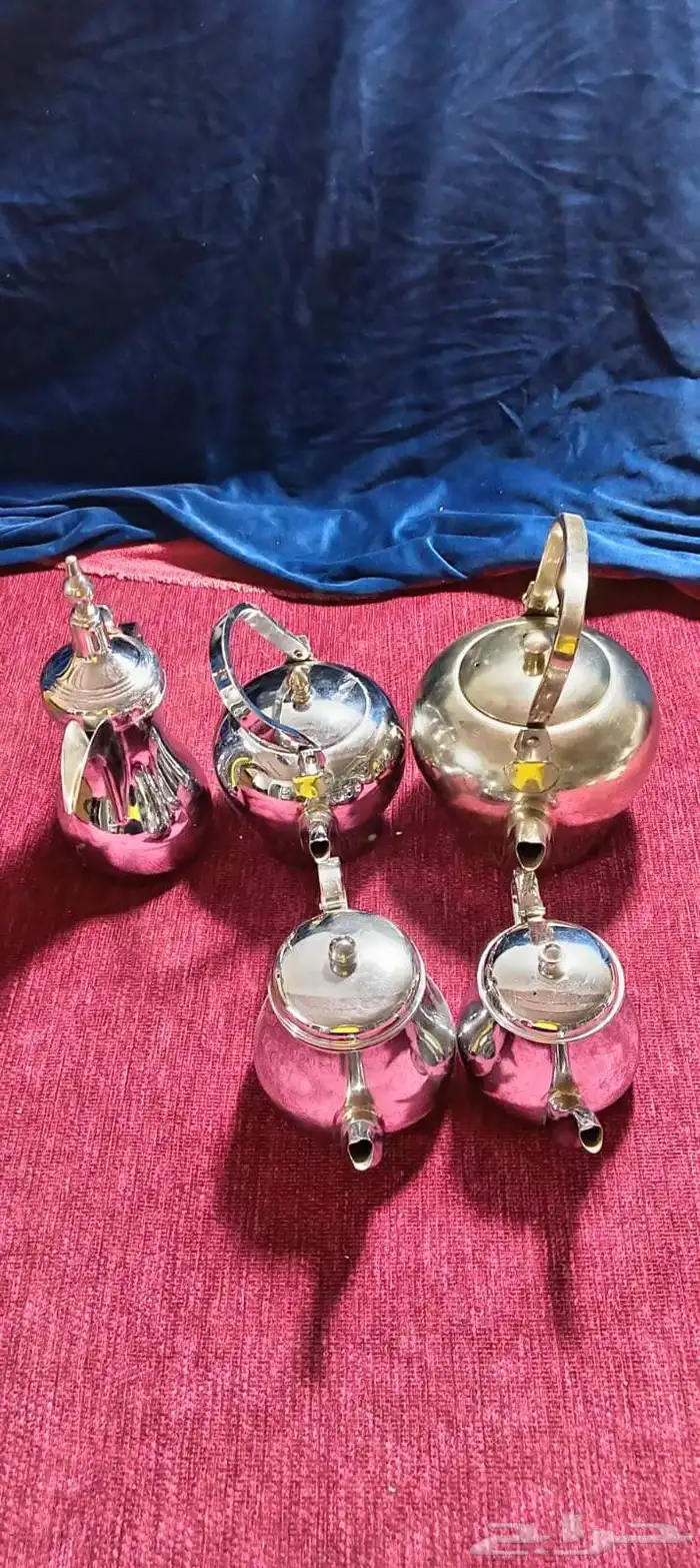 طقم اباريق ودله ستيل نظيفة 7