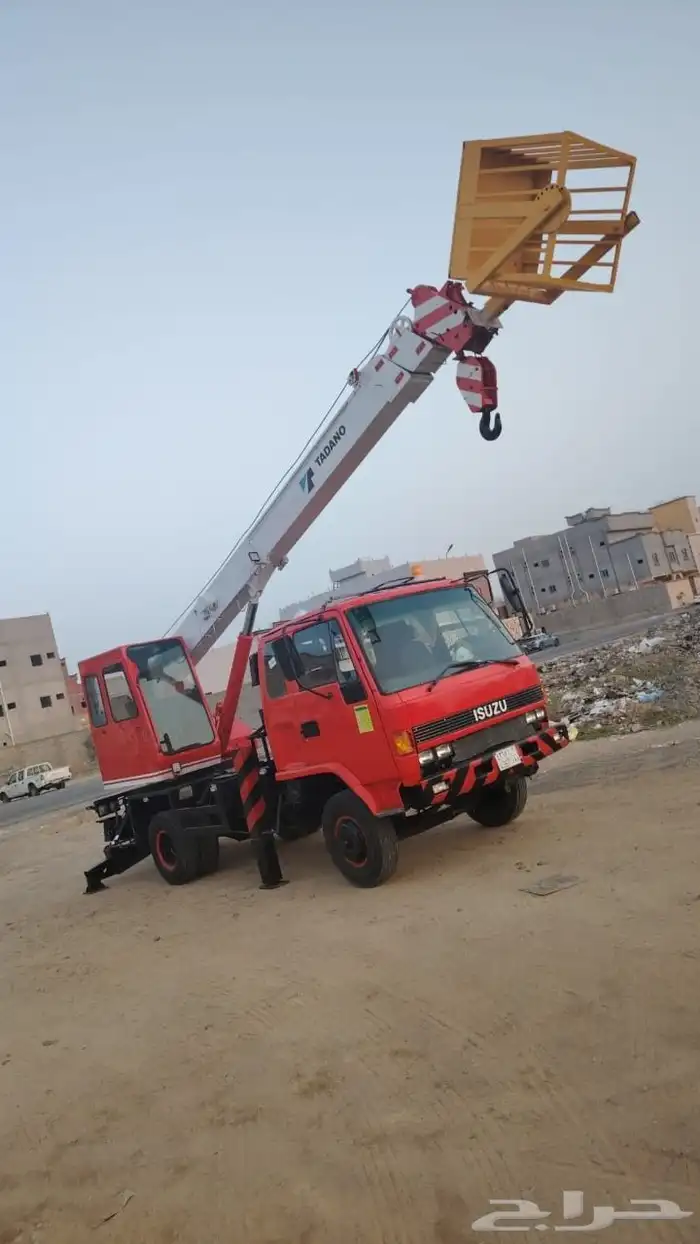 ايجار ونشات كرينات مان لفت لرفع العمال 2