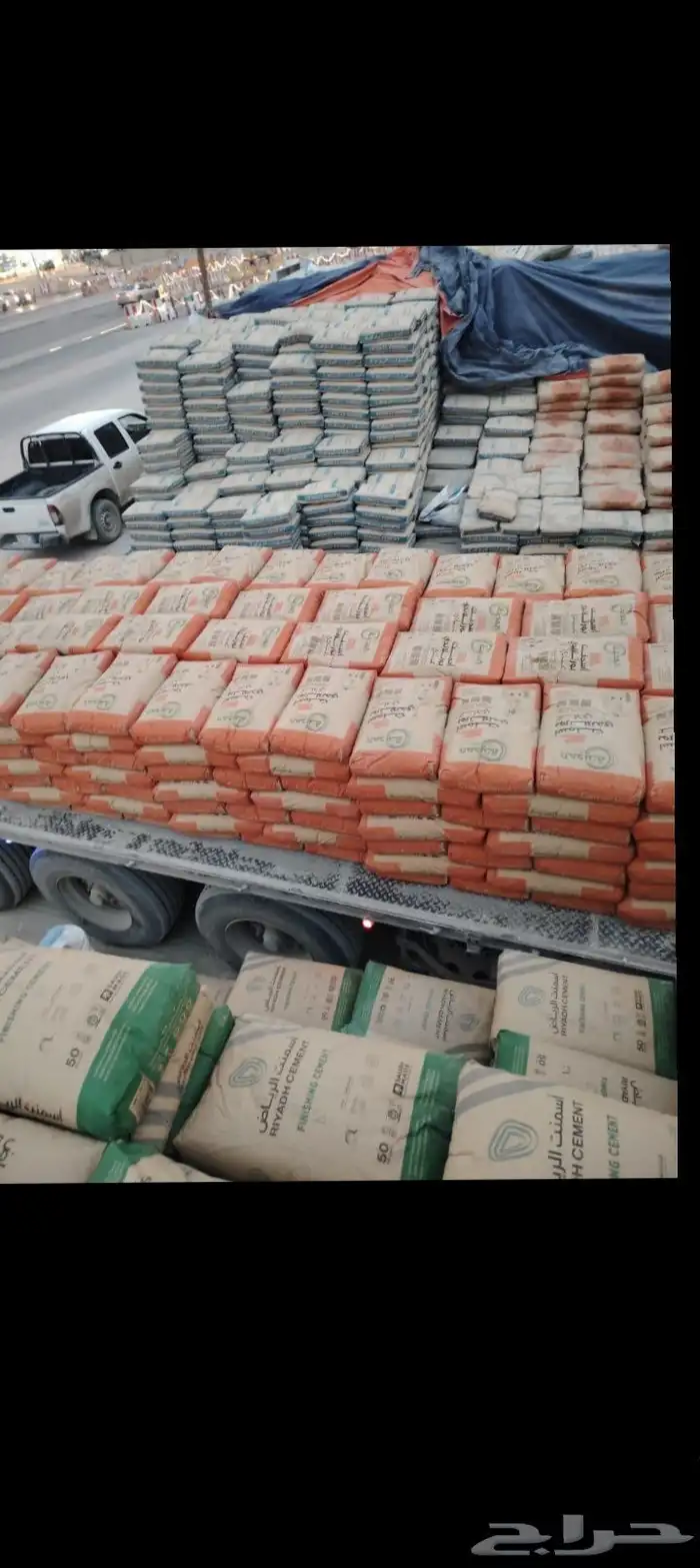 اسمنت ورمل بلوك غراء جميع انواع مواد البناء والاسعار مناسبه 3