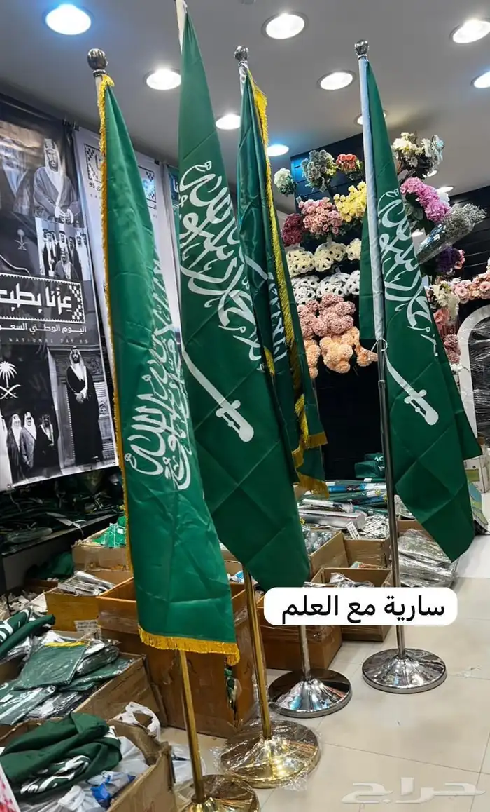 علم السعودية مع ساريه جمله الجمله 2