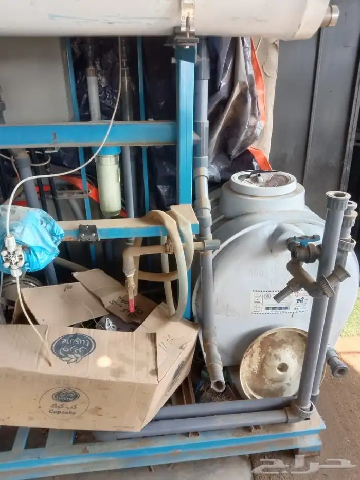 water plant complate for sell مكنيه معاه عتليه كامل 1