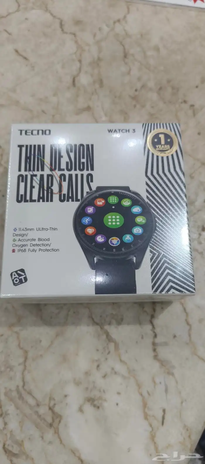 ساعه بسعر تكنو واتش أقل من السوق ب100ريال وجديده 0