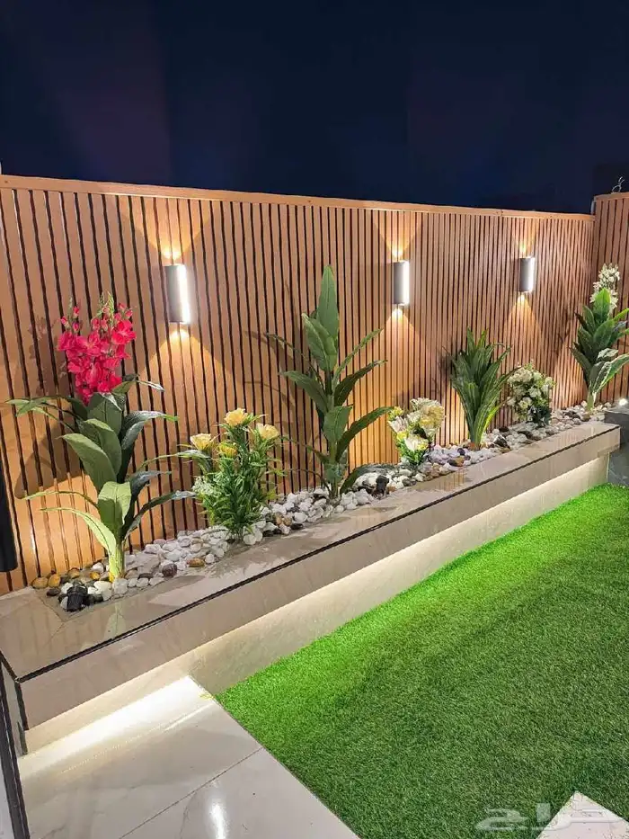 تنسيق حدائق اشجار جلسات احواض زرعيه شلالات مجلس زجاج 1