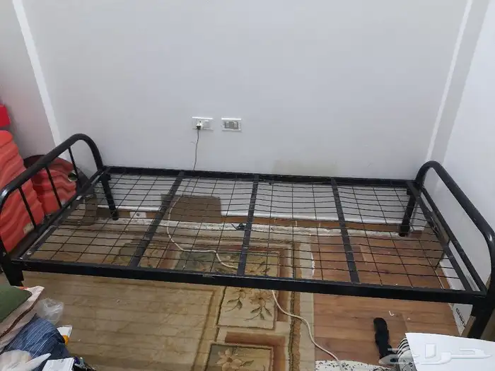 سرير حديد ومرتيه سست سوبر فوم استعمال نظللبيع  تواصل خاص 5