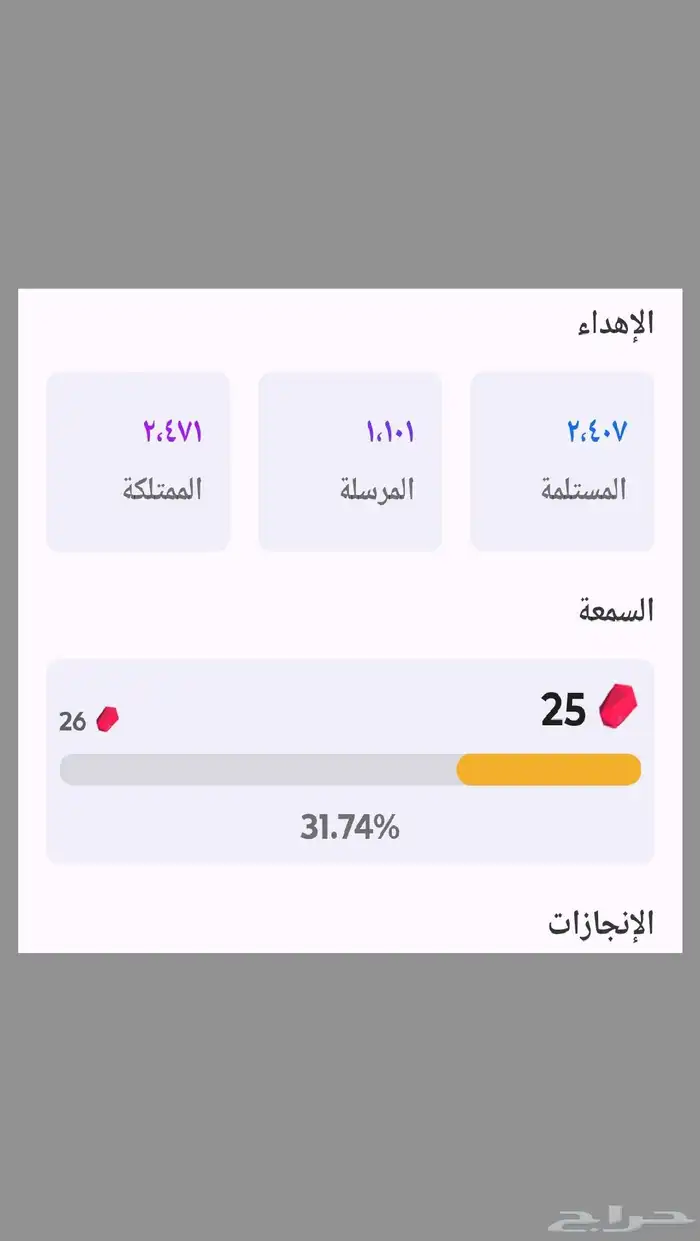 للبيع ولف لفل 25 بسعر بطل 0