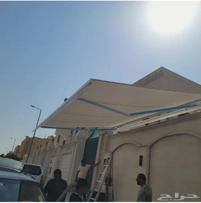 مظلات كهربائية -تركيب مظلات سيارات كهربائية -مظلات متحركه 4