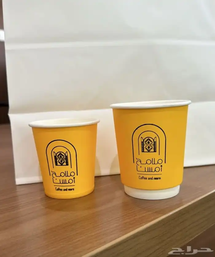 طباعة أكواب جيكات قهوة مطبعة اكواب ورقية بوكس قهوة استكر كرت 1