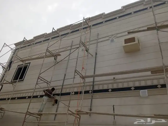 ديكورات خارجيه سمنت ابيض وبطح اريض جميع الا اشكل ولا الون وك 3