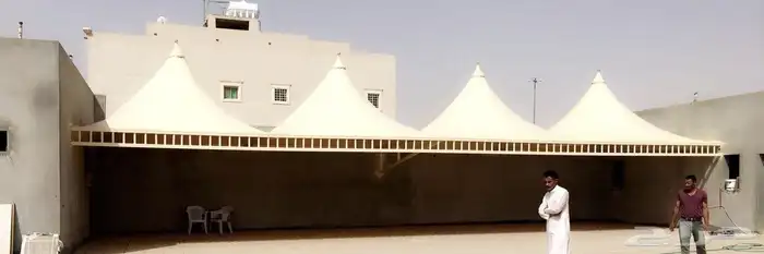 سياج شبك نشتغل جميع أعمال المظلات والشبوك 1