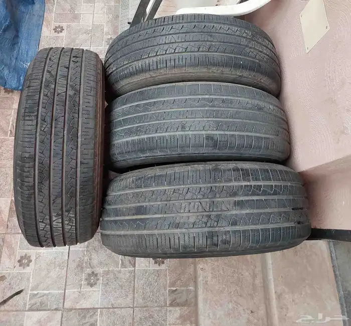 كفرات جمس سلفرادو 265 70 17 بحالة ممتازة 2023 3