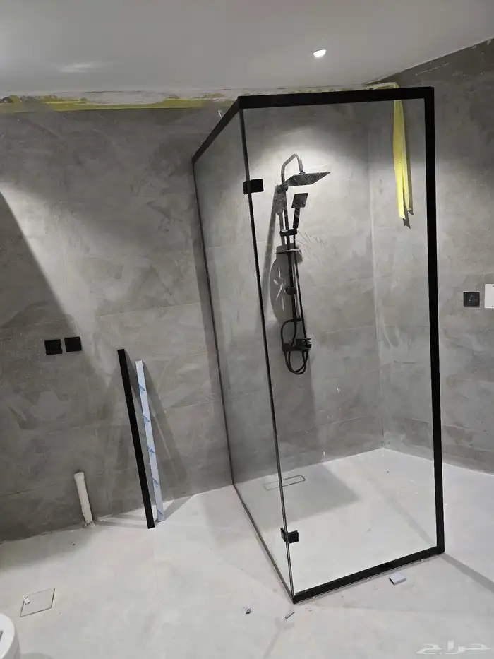 حاجز زجاج شاور كباين شاوارت حمام ابواب سكوريت 2