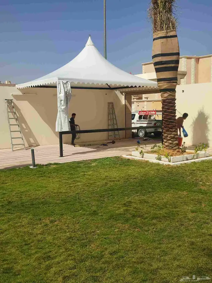 سياج شبك نشتغل جميع أعمال المظلات والشبوك 2