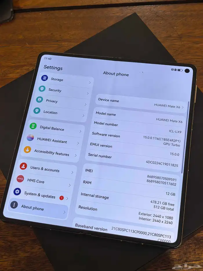Huawei Mate X6 512-12 4