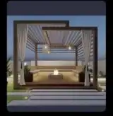 مضلات خيام سواتر برجولات غرف زجاجيه بديل خشب داخلي وخارجي 4
